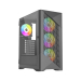 Vida Typhoon Black ARGB Gaming Case